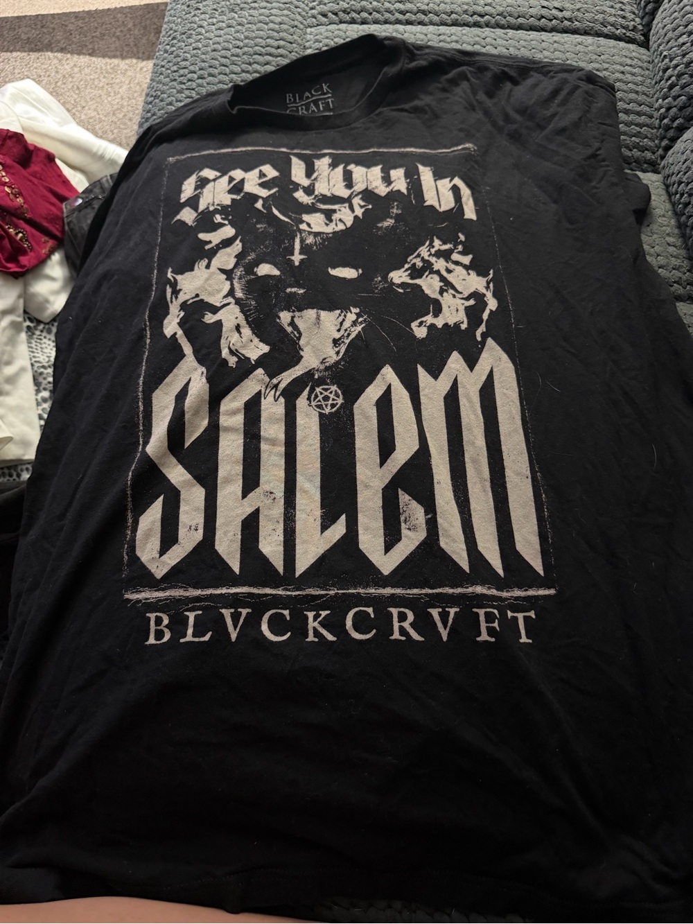 BLVCKCRVFT 'See You In Salem' Graphic Tee - Black